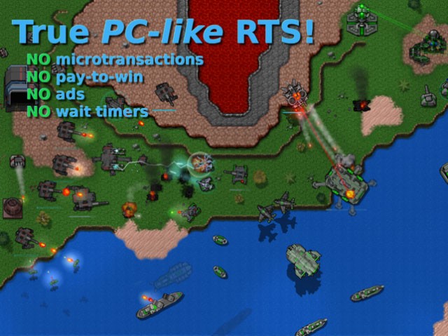 Tận hưởng trải nghiệm RTS thuần túy với game Rusted Warfare