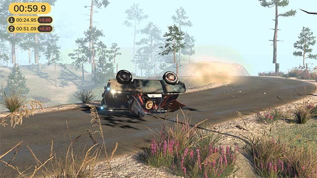 Lối chơi của Rusty Road Racing game dựa trên cơ chế vật lý thực với những pha phá hủy nghẹt thở