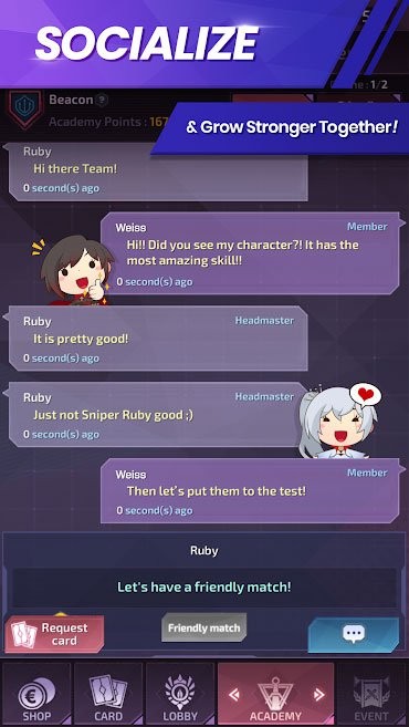 Trò chuyện với đồng đội trong thời gian thực