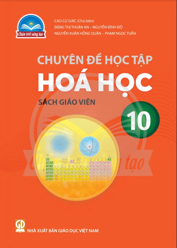 Sách giáo viên Chuyên đề học tập Hóa học 10 Chân Trời Sáng Tạo