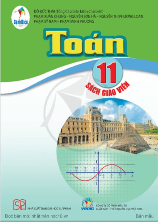 Sách giáo viên Toán 11 Cánh Diều