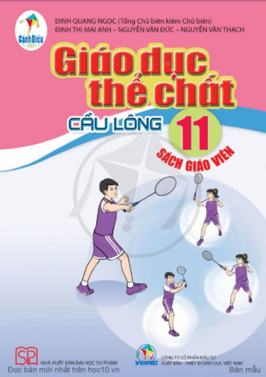 Sách giáo viên Giáo dục thể chất 11 - Cầu Lông Cánh Diều