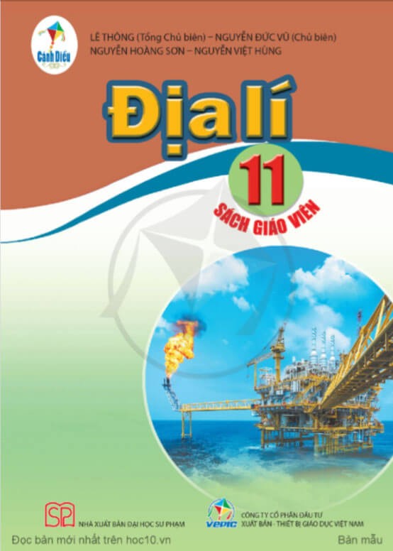 Sách giáo viên Địa lí 11 Cánh Diều