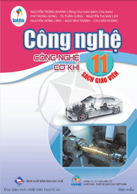 Sách giáo viên Công Nghệ 11 - Công Nghệ Cơ Khí Cánh Diều