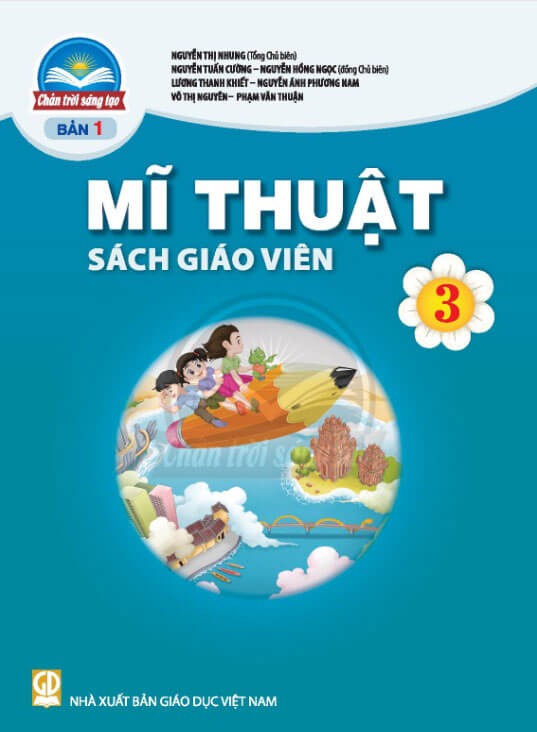 Sách giáo viên Mĩ Thuật 3 bản 1 - Chân Trời Sáng Tạo