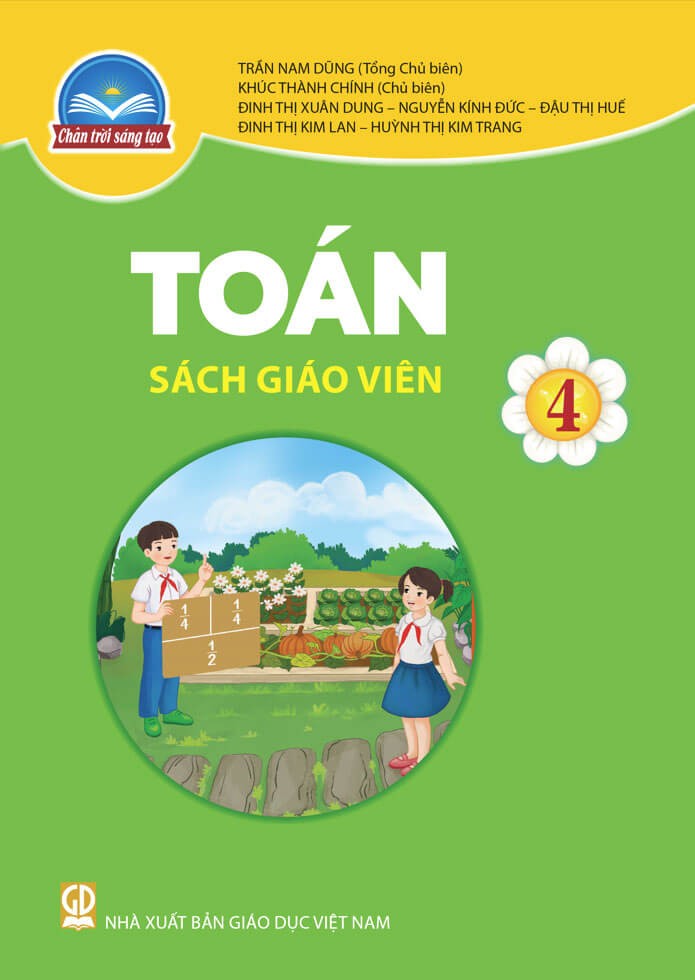 Sách giáo viên Toán 4 Chân Trời Sáng Tạo