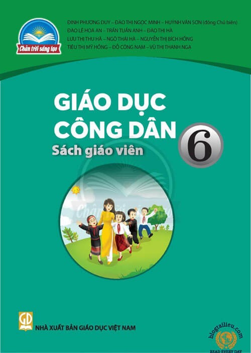 Sách giáo viên Giáo Dục Công Dân 6 Chân Trời Sáng Tạo