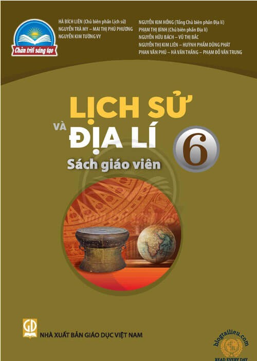 Sách giáo viên Lịch sử và Địa lí 6 Chân Trời Sáng Tạo