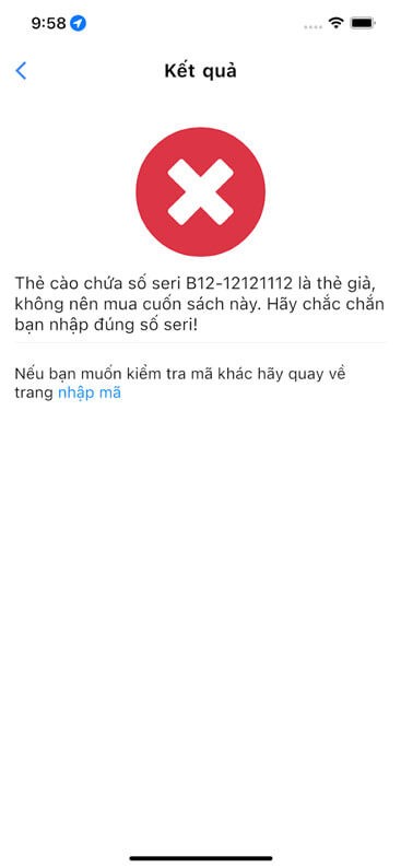 Phát hiện sách giả