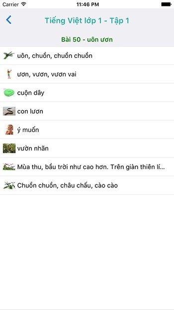 Bài 50 Tiếng Việt Lớp 1