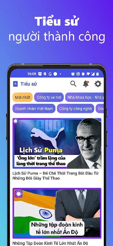 Tiểu sử về người thành công