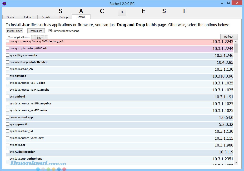 Cài đặt firmware