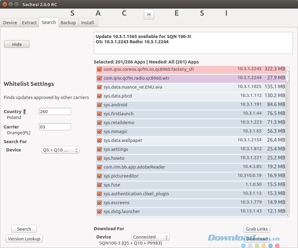 Nâng cấp firmware cho điện thoại