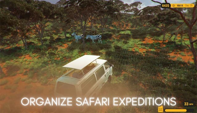Quản lý vườn quốc gia châu Phi trong game Safari Park Ranger
