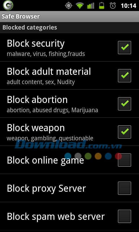Safe Browser for Android