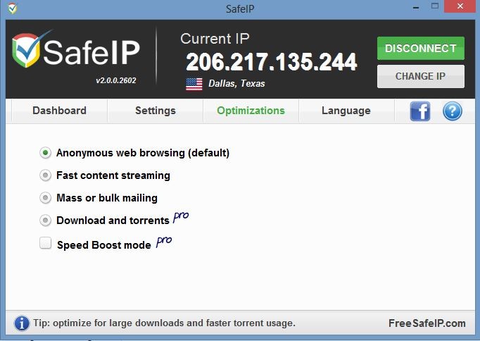 Các lựa chọn khác trong Optimizations