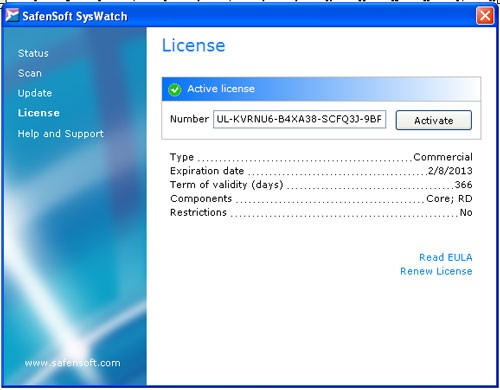 SafenSoft SysWatch Personal