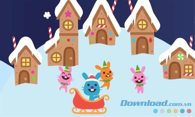 Du hành tới vương quốc kẹo ngọt và nhảy múa cùng những bạn thỏ hiếu khách