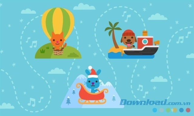 Khám phá bao điều thú vị trong cuộc sống cùng 3 người bạn đáng yêu