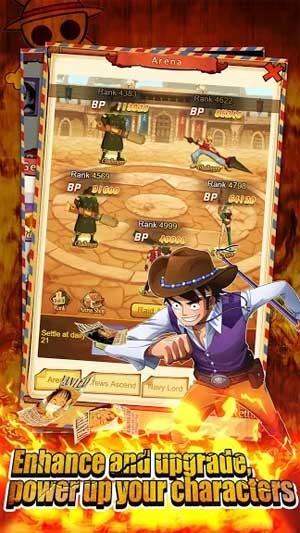 Nâng cấp sức mạnh cho các nhân vật