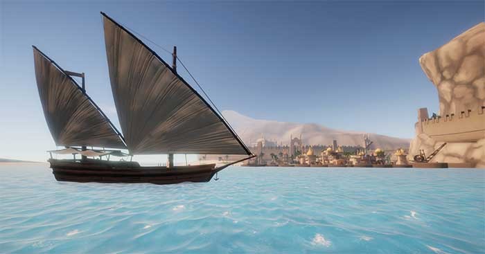 Sailwind là game mô phỏng chèo thuyền thư giãn