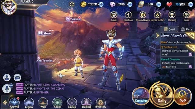Chứng kiến sự ra đời của một huyền thoại mới trong Saint Seiya Awakening: Knights of the Zodiac