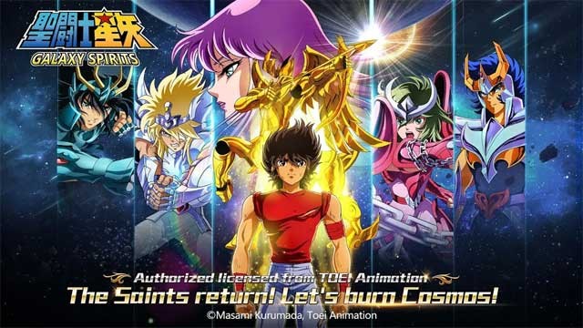 Saint Seiya: Galaxy Spirits cho Android là game RPG chuyển thể từ bộ Manga Áo Giáp Vàng