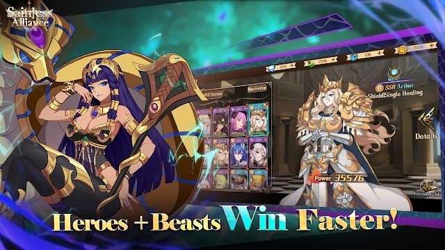 Chỉ huy các Thánh nữ Valkyrie và Thần thú chiến đấu trong Saintess Alliance