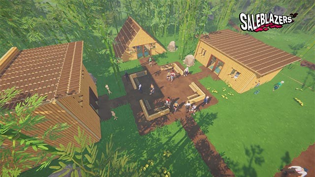 Saleblazers đưa bạn vào trải nghiệm sinh tồn co-op 8 người trong 1 thế giới cạnh tranh khốc liệt