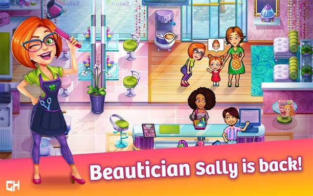 Chuyên viên thẩm mỹ Sally đã trở lại trong game Sally's Salon - Beauty Secrets cho Android
