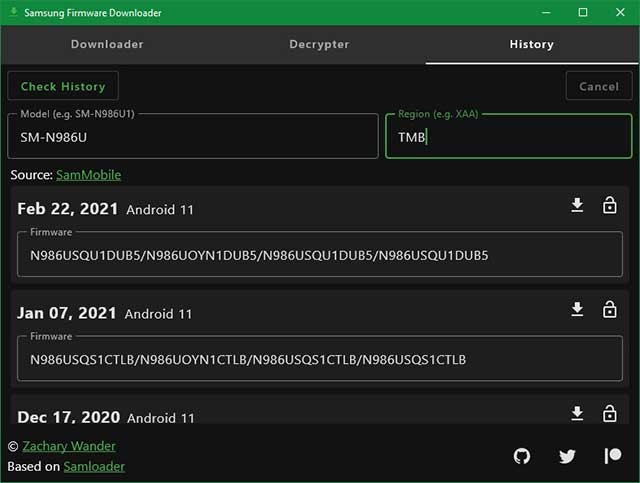 Tải xuống các bản cập nhật phần mềm Samsung một cách nhanh chóng