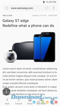 Trình duyệt web Samsung Internet Browser Beta cho Android