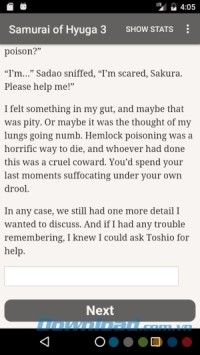 Giao diện Samurai of Hyuga 3 cho Android
