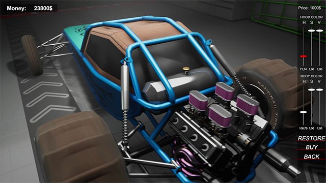 Nâng cấp xe đua không giới hạn bằng cách tùy chỉnh hệ thống treo, động cơ cho đến vẻ bề ngoài