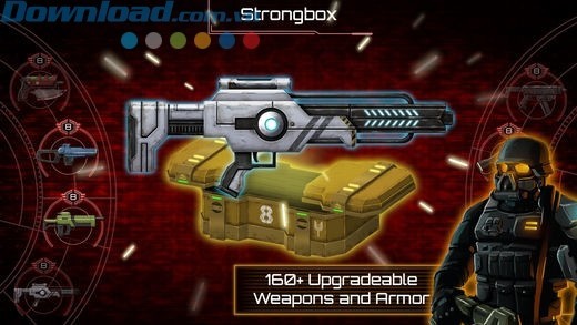 Hơn 60 loại vũ khí tiến tiến có thể nâng cấp