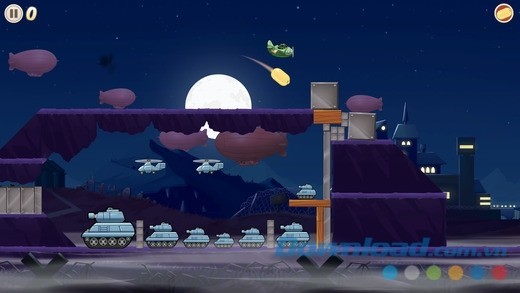 Thiết kế đồ họa hoạt hình tuyệt đẹp trong Sausage Bomber cho iOS