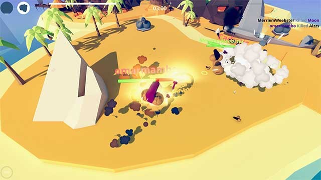 Tham gia chiến đấu với những cây xúc xích khác