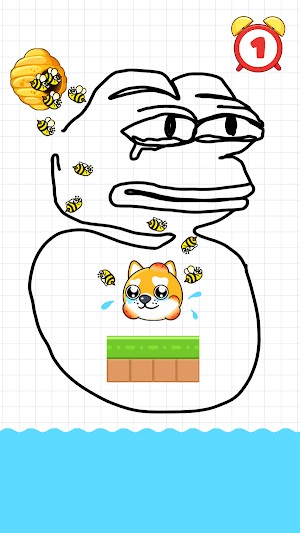 Vẽ một đường liền mạch theo bất cứ cách nào bạn thích