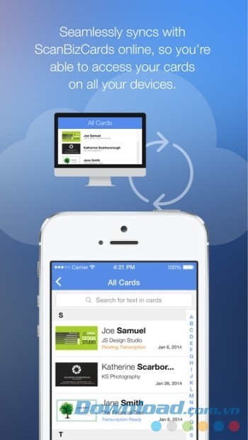 Đồng bộ dữ liệu trên nhiều thiết bị