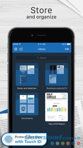 Quản lý file trong Scanner for Me