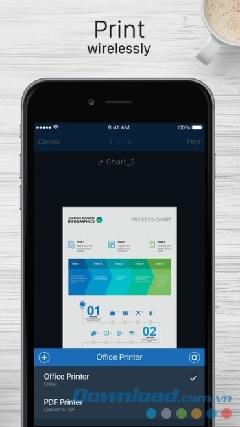 In tài liệu dễ dàng với Scanner for Me
