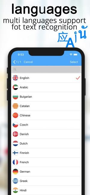 Hỗ trợ nhận dạng nhiều ngôn ngữ