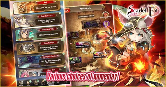 Chiến đấu không phải là lựa chọn duy nhất trong Scarlet Fate - Knights of Fantasy 2