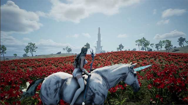 Cưỡi con ngựa kỳ lân yêu quý của phù thủy và khám phá thế giới