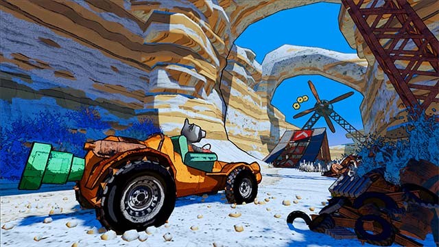 Thu thập chiến lợi phẩm trên đường và nỗ lực sống sót trong cuộc đua mạo hiểm điên rồ