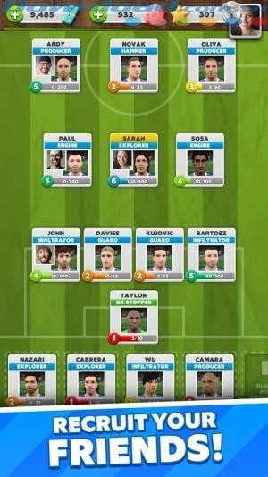 Chọn đội hình thi đấu mạnh mẽ