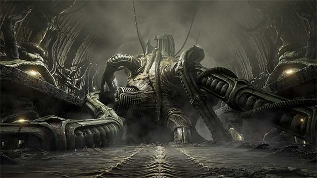 Scorn diễn ra trong một thế giới mở với các khu vực liên kết với nhau