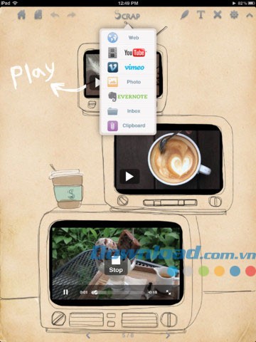 Scrapnote Lite for iPad