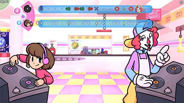 Tất cả âm nhạc trong game đều là những bài hát đầy phong cách