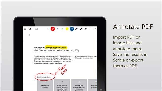 Công cụ này cũng hỗ trợ nhập văn bản hoặc tài liệu PDF để chú thích trên file